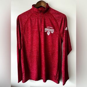 Indiana University Hoosiers Quarter Zip adidas Shirt